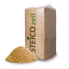 Laine de bois vrac à souffler Steico Zell