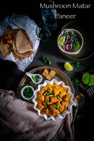 Mushroom Matar Paneer Gastronomic Bong