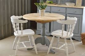 Round Breakfast Table Two Seater Kitchen Table Natural Wood Etsy White Kitchen Chairs Pine Table And Chairs Modern Kitchen Tables