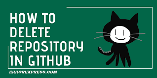 The working directory, and staging index. Learn How To Delete Repository In Github Error Express