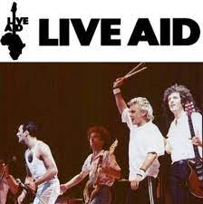 Queen At Live Aid 1985 Rogertaylor Brianmay Johndeacon Freddiemercury Queen Queenband Bohemianrhapso Queen Band Freddie Mercury Queen Friend