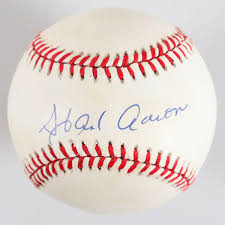 Jsa certificate of authenticity included. Hank Aaron Signed Baseball Braves Coa Jsa Ebay