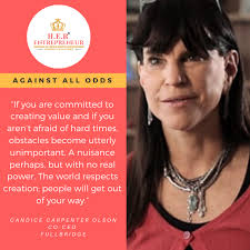 Candice Carpenter Olson is the...