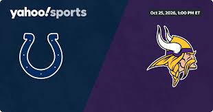 Indianapolis Colts @ Minnesota Vikings: Live game updates, stats 