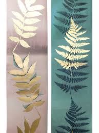 Stunning Metallic Gold Wallpapers By Louise Body Gold Leaves And Ferns Adorn These Wallpapers In Beautiful Fern Wallpaper Green Leaf Wallpaper Leaf Wallpaper
