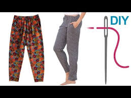 Kurze hose mit eigenem schnittmuster nahen mamahoch2. Hose Nahen Fur Anfanger Diy Legere Hose Mit Gummizug Svea Youtube