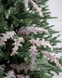 Featuring Hand Applied Beading And Metallic Accents Our Nordic Frost Picks Lend Underst Christmas Tree Picks Balsam Hill Christmas Tree Frosted Christmas Tree