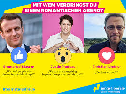 Election results show prime minister justin trudeau's liberal party will return to power, but as a minority government after monday's general election, according to cbc news and ctv news. Junge Liberale Baden Wurttemberg Sie Sind Jung Liberal Gutaussehend Und Unsere Hoffnungstrager Fur Eine Gerechtere Freiere Welt Doch Heute Machen Wir Eine Auszeit Von Schwierigen Politischen Problemen Und Fragen Einfach Nur Wen