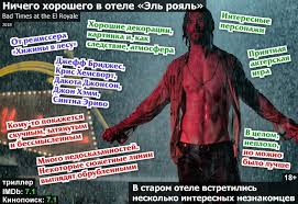 фильм ничего хорошего в отеле эль рояль смотреть онлайн бесплатно Ekspress Recenzii Uznat Samoe Vazhnoe O Filmah Za Neskolko Sekund Pikabu