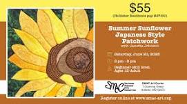 Summer Sunflower Japanese Style Patchwork with Janette Johnson
