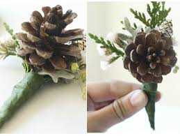 A bright winter wedding bouquet of red blooms and berries, white anemones and much greenery and foliage. Rustic Winter Bridal Bouquet And Boutonniere Fun365