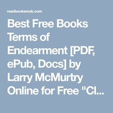 Best Free Books Terms Of Endearment Pdf Epub Docs By Larry Mcmurtry Online For Free Click Visit Button To Access Fu Free Ebooks Books Terms Of Endearment