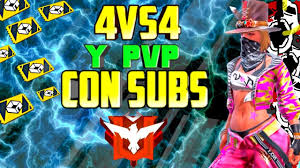 Garena free fire also is known as free fire battlegrounds or naturally free fire. Puro 4 Vs 4 Con Subs Pvp Diamantes Free Fire En Vivo Lumbel Youtube