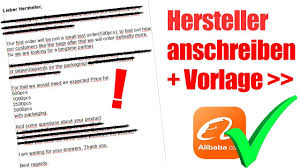 Sie haben ihr passendes druckprodukt nicht gefunden? Hersteller Anschreiben Vorlage So Bekommst Du Den Besten Preis Fur Dein Amazon Fba Produkt Youtube