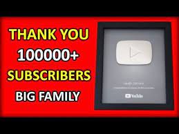 Thank You Congratulation 100000 Subscribers Silver Play Button From Youtube Congratulations Youtube Play Button