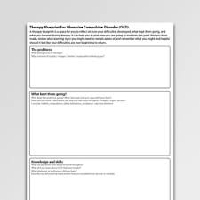We both are occupational therapist. Obsessive Compulsive Disorder Ocd Worksheets Psychology Tools