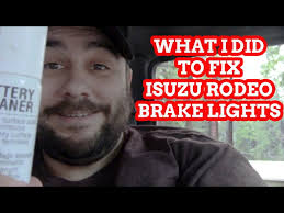 What I Did To Fix My Isuzu Rodeo Brake Light Issue