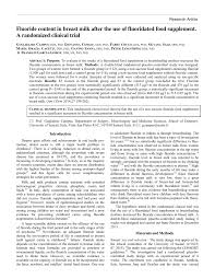 Pdf Fluoride Content In Breast Milk After The Use Of