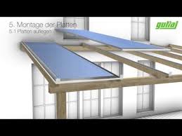 Guttagliss Schraubrofilsystem Verlegung Mit Ton Youtube Stegplatten Uberdachte Terrassen Eine Veranda Bauen