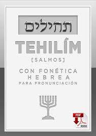 Tehilim Los Salmos Con Fonetica Hebrea Hebrew Bible Hebrew Language Psalms