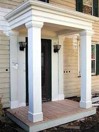 Flat Roof Portico Front Porch Design Porch Design Portico Design