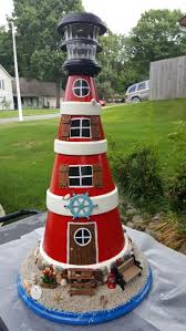 Best 11 Finally In The Garden Skillofking Com Leuchtturm Basteln Topfblumen Selbstgemachte Tongefasse