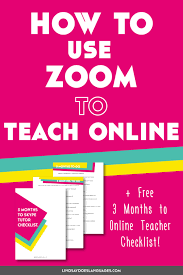 How To Use Zoom To Teach Languages Online Teaching Life Skills Classroom Teacher Checklist