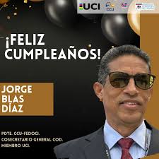 El Comité Ejecutivo de la Federación Dominicana de Ciclismo estiende  felicitaciones a nuestro presidente Ing. Jorge Blas Diaz, por su  Cumpleaños. Que continuen las bendiciones y la buena gobernanza.  #felizCumpleaños #fedocioficial