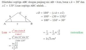 Formula untuk mencari luas permukaan sferanya ada? Soal Dan Pembahasan Luas Segitiga Dalam Berbagai Rumus 1 6 Istana Mengajar