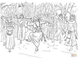 He tricked everyone into believing that he should be the king. Absalom Coloring Pages Coloring Home