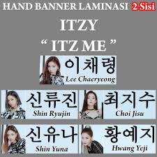 Here's why itzy always release english versions of their title tracks. Itzy Korean Kpop Itz Me Member Lamination Hand Banner Shopee Malaysia