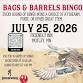 Bags & Barrels Bingo 2026 (Friendly Inn)