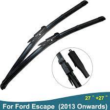 Rubber Wiper Blade For Ford Escape 2013 Onwards 27 27 Windshield Wiper Arms 2pcs Pair Wiper Blades Car Wiper Car Windshield Wipers