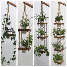Build your own modern and unique vertical indoor planter with air purifying plants. Hanging Planter Indoor Wall In 2020 Hanging Planters Indoor Hanging Plants Indoor Plant Decor Indoor
