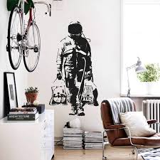 Wall Decal Banksy Astronaut Street Art Sticker Spaceman Graffiti Urban Interior Design Urban Decor Waterproof Wallpaper 2136 Wall Stickers Aliexpress