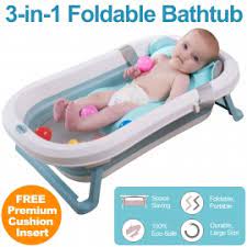 Bath tubs └ bathing, grooming └ baby all categories food & drinks antiques art baby books, comics & magazines business cameras cars, bikes, boats clothing, shoes & accessories coins collectables roger armstrong grey baby newborn bath bathtub bathing folding safety sensor. Get 20 Off 3 In 1 Foldable Baby Bath Tub Soft Cushion Insert Smart Sensor