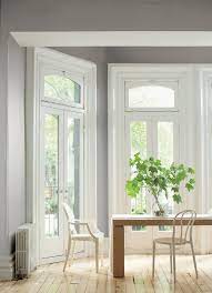 Use this designer tip to add some visual spice to a kitchen filled with neutral countertops and cabinets: Color Trends 2015 Silver Fox 2108 50 Chantilly Lace Oc 65 Contemporary Dining Room New York By Benjamin Moore Houzz