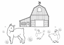 Ausmalbilder einen stall in der nähe von bethlehem zum ausdrucken. Malvorlagen Vom Bauernhof Fur Kinder Zum Ausmalen