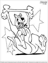 Each printable highlights a word that starts. Scooby Doo Coloring Page To Color For Free Coloring Library