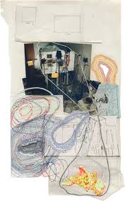 On the left, there are four bison heads, and two more rhinos. Cave Drawing One Hundred Drawings Matthew Marks Gallery