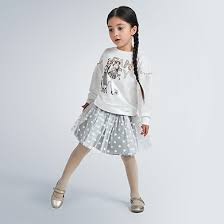 Bienvenue dans la boutique combinaisons et jupons de la catégorie vêtements de amazon.fr: Ensemble Jupe Tulle Fille Acier Vigore Mayoral