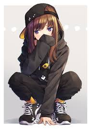Foto animasi tomboy / cewek tomboy by emje noeg on. Hoodie Tomboy Cool Hoodie Tomboy Cute Anime Girl Novocom Top