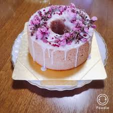 桜香る 華やか桜シフォン vivian お菓子 パンのレシピや作り方 cotta コッタ レシピ レシピ スイーツ レシピ フードケーキ