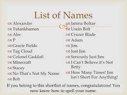 How To Write Your Name