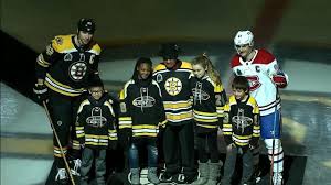 Just a decade after jackie robinson broke the colour barrier in baseball, o'ree had become the first black player in the national hockey league. Bruins Honour Willie O Ree Before Game Against Canadiens Youtube