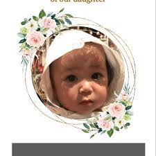 Buy Electronic Baptism Invitation Girl, Pink Floral Christening Invite,  Evite, Digital Invitation, Gold Frame,first Communion,cross,text Message  Online in India