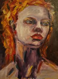 Portrait Painting Original Oil Painting Woman Portrait Wall Art Gift 20 X  16 In