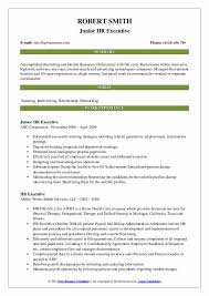 2021 guide to an hr resume 50+ examples. Hr Executive Resume Samples Qwikresume