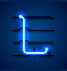 Glowing L Letter Neon Vector Images Over 210 Skincare service in paris, france. vectorstock