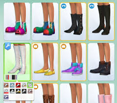 Here's the schematic for the board. Mod The Sims Vampire Tall Boots Fix